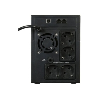 купить ИБП Ippon Back Basic 2200 Euro, 2200VA, 1320Вт, AVR 162-280В, 4хEURO, управление по USB, без комлекта кабелей в Алматы фото 2