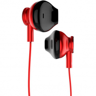 купить Наушники-вкладыши ORICO SOUNDPLUS-RM3-RD <3.5mm, 1.2m, Red, металлические> в Алматы фото 2