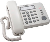 купить Panasonic Телефон проводной KX-TS2352RUW (белый)  в Алматы фото 2