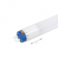 купить Светодиодная лампа T8, iPower, IPOL9WT8-600, 9Вт, 4500K (Белый Свет), Цоколь G13, Размер 28*30*600 мм, Яркость свечения 900LM, Пластик, Белый в Алматы фото 2