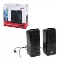 купить Колонки, Genius, SP-U120, 3Вт, USB, Длина кабеля 1,45м, Чёрный в Алматы фото 2