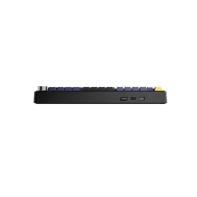 купить Клавиатура AULA F75, mechanical, Gray Wood V3 switch, 80 keys EN/RU, 2.4/BT/cable, Black-dblu-orange в Алматы фото 2