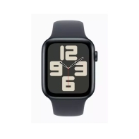 купить Apple Watch SE 2024 GPS 44mm Midnight Aluminium Case with Midnight Sport Band - M/L S/M Model A2723 (MXE3QI/A) (MXEK3QI/A) в Алматы фото 2