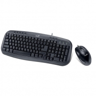 купить Комплект Клавиатура   Мышь, Genius, KM-210, USB, Чёрный в Алматы фото 1