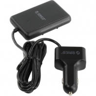 купить Автомобильное зарядное устройство ORICO UCP-5P-BK-PRO <USBx5, QC3.0, 2 блока, BLACK> в Алматы