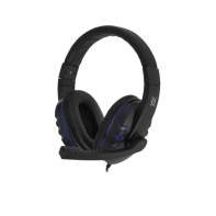 Купить Наушники с микрофоном Defender Warhead G-160 черный + синий Алматы