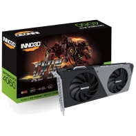 купить Видеокарта Inno3D GeForce RTX4060 TWIN X2 OC, 8G GDDR6 HDMI 3xDP N40602-08D6X-173051N в Алматы фото 2