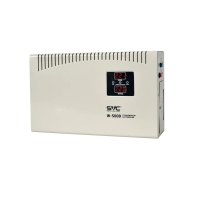 купить Стабилизатор SVC W-3000, 3000W, зажимные клеммы, вход/выход 220V, AVR 140-260V, White в Алматы фото 1