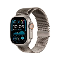 Купить Смарт-часы Apple Watch Ultra 2 GPS + Cellular 49mm Natural Titanium Case with Natural Titanium Milanese Loop - L (MX5T3GK/A) Алматы