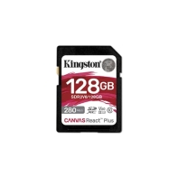 купить Карта памяти SD, Kingston Canvas React Plus, 128GB, SDR2V6/128GB, UHS-II, R280/W100, V60 в Алматы фото 1