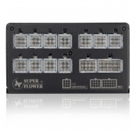 купить Блок питания Super Flower Leadex Platinum SE, 1200W, SF-1200F14MP, Active PFC, Modular, Fan 140mm, black в Алматы фото 3