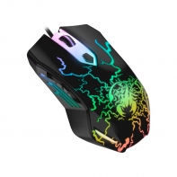 Купить Компьютерная мышь, Genius, Scorpion Spear, RGB, Игровая, Оптическая 800-2000dpi, Проводная 1,8м, USB, Черная Алматы