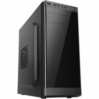 Купить Корпус NOMAD Swan V2, mITX, mATX, ATX, USB3.0x2, USB2.0x1, 3,5"x2 2,5"x3,  Черный, БП 400W Алматы