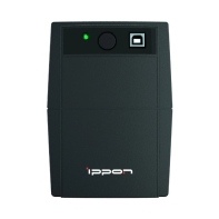 купить ИБП Ippon Back Basic 650S Euro, 650VA, 360Вт, AVR 162-285В, 3хEURO, управление по USB, без комлекта кабелей в Алматы фото 1