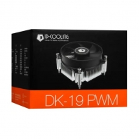 купить Кулер для процессора ID-Cooling DK-19 PWM, S1700, 95W, 9cm fan, 600-2200rpm, 45.8CFM, 4pin в Алматы фото 3