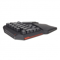 купить Клавиатура, Delux, GTK-T9Plus, Игровая, USB, Кол-во програмируемы клавиш 28, 5 цветов подсветки с регулируемым занчением RGB, Длина кабеля 1,5 метра, Анг, Чёрный в Алматы фото 2