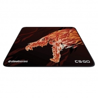 купить Коврик для компьютерной мыши, Steelseries, QCK   Limited Howl Edition 63403, 450x400x3 мм, Резиновая основа, Тканевая поверхность, Склеивание, Поверхность QcK Exclusive, Чёрный с рисунком в Алматы фото 3
