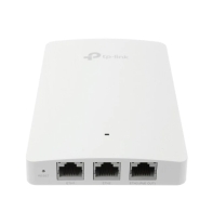 купить Точка доступа настенная двухдиапазонная AX1800 Tp-Link EAP615-Wall <4 порта GbE LAN  (1? Uplink + 3? Downlink) из них 1 GbE порт с поддержкой PoE IEEE802.3af/at и 1 GbE порт с поддержка PoE Out 13 Вт,  574 Mbps на 2,4 GHz, 1201 Mbts на 5 GHz, IEEE 80 в Алматы фото 2