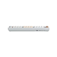 купить Клавиатура AULA Hi75C Pro, White+Brown+Light Yellow, mechanical, Turquoise switch, EN/RU/KZ, 2.4/BT/USB-C в Алматы фото 2