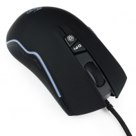 купить Мышь игровая Gembird MG-700, USB, черный, 2500 DPI, 6 кнопок, подсветка 16млн. цветов, ПО, кабель тканевый 1.7м в Алматы фото 2
