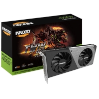 купить Видеокарта Inno3D GeForce RTX4060 Ti 16GB TWIN X2 N406T2-16D6-178055N в Алматы фото 1