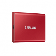 купить Внешний SSD 1000Gb Samsung T7 USB 3.2 Gen.2 (10 Гбит/c) AES 256, красный, MU-PC1T0R/WW в Алматы фото 2