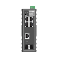 Купить Коммутатор индустриальный Easy управляемый GbE  6-портовый Tp-Link IES206G <4? порта RJ45 10/100/1000 Мбит/с, 1? гигабитный порт SFP/RJ45 Combo, 1? гигабитный слот SFP, 15KB Jumbo frame, MTU/Port/Tag VLAN, IGMP Snooping, Fast Leave, Link Aggregation, Алматы