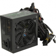 купить Блок питания, Aerocool, KCAS PLUS 600W, 600W, ATX, APFC, 20 4 pin, 4 4pin, 7*Sata, 4*Molex, 1*FDD, 2*PCI-E 6 2 pin, Поддержка Haswell, Вентилятор 12 см, Кабель питания, Чёрный в Алматы фото 2