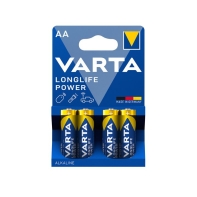 Купить Батарейка VARTA Longlife Power Mignon 1.5V - LR6/AA 4 шт в блистере Алматы