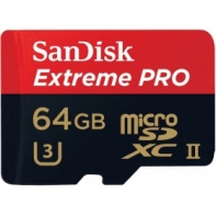 купить Карта памяти SANDISK EXTREME PRO microSDXC UHS-II 64Gb Скорость Чтения до 275 МБ/С. SDSQXPJ-064G-GN6M3. САМАЯ ВЫСОКАЯ В МИРЕ СКОРОСТЬ ПЕРЕДАЧИ ДАННЫХ ДО 275 МБ/С. ЗАПИСЬ ВИДЕО В ФОРМАТЕ 4K UHD И FULL HD. АДАПТЕР USB 3.0 ВХОДИТ В КОМПЛЕКТ- Используйте в Алматы фото 1