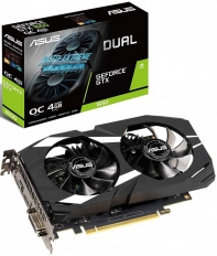купить Видеокарта ASUS GeForce GTX1650 4Gb GDDR5 128bit 1xDVI 1xHDMI 1xDP HDCP DUAL-GTX1650-O4G в Алматы фото 1