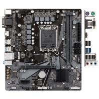 купить Материнская плата GIGABYTE H610M H V2 DDR4, LGA1200, H610, PCIe16, D-SUB+HDMI, M.2, 4xSATA, DDR4 в Алматы фото 2