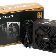 купить Блок питания, Gigabyte, GP-G750H, 750W, ATX, 20 4 pin, 4 4pin, 7*Sata, 3*Molex, 1*FDD, 4*PCI-E 6 2 pin, Вентилятор 14 см, Кабель питания, Чёрный в Алматы фото 1
