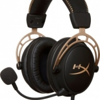 купить Наушники-гарнитура игровые HyperX HX-HSCA-GD/NAP Cloud Alpha-Gold в Алматы фото 1