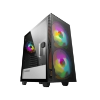 Купить Корпус Gamemax AERO 2*3,5 4*2,5 7слотов VGA330мм CPU170мм Сталь 0,6мм, ATX, 3хFAN12CM ATX Черный (Gamemax AERO Black) Алматы