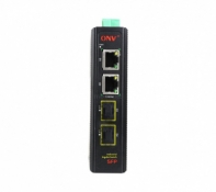 купить Коммутатор индустриальный 2-портовый ONV-IPS33042F <2 x 10/100/1000M copper RJ45 ports   2 x Gigabit SFP optical slots> в Алматы фото 1