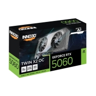 купить Видеокарта Inno3D GeForce RTX5060 TWIN X2 OC, 8G GDDR7 128-bit HDMI 3xDP N50602-08D7X-195070N в Алматы фото 2