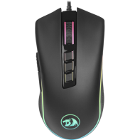 купить Мышь проводная игровая оптическая Redragon Cobra (черный) USB, 9 кнопок, 100-10000 dpi в Алматы фото 2