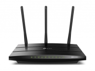 купить Маршрутизатор беспроводной AC1200 GbE Tp-Link Archer C1200 Dual Band Wireless Gigabit Router, 3T3R, 867Mbps 5Ghz   300Mbps 2.4Ghz, 802.11ac/a/b/g/n, 4 GbE LAN, 1 GbE WAN, 1 порта USB 2.0, 3 внешние антенны в Алматы фото 1