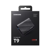 купить Внешний SSD 2000Gb Samsung T9 USB 3.2 Gen 2x2 (20 Гбит/c) AES 256-bit черный MU-PG2T0B/EU в Алматы фото 3