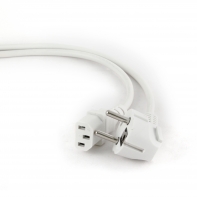 купить Кабель питания Cablexpert PC-186W-VDE, 1.8м, Schuko- C13, VDE, 10А, белый, с заземлением, пакет в Алматы фото 1