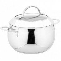 купить Кастрюля Vinzer Grand Majestic Glossy 89164 с крышкой 24 см 6.8 л в Алматы фото 1