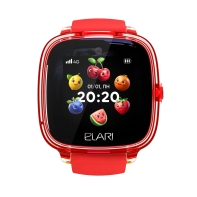 купить Детские смарт-часы Elari KidPhone 4G Fresh, IPS дисплей 1.4 дюйма, Красный в Алматы фото 2