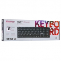купить Клавиатура проводная Defender Next HB-440 RU черный в Алматы фото 4