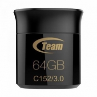 купить Устройство хранения данных USB 3.0 Flash Team Group C152, 64Gb , черный, TC152364GB01 в Алматы фото 1