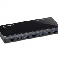 купить USB Хаб Tp-Link UH720(EU) <7-портовый концентратор USB 3.0 с 2 заряжающими портами, адаптер питания в комплекте> в Алматы фото 1
