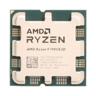 купить Процессор AMD Ryzen 9 7950X3D 4,2Гц (5,7ГГц Turbo) 16C/32T 128MB L3 120W AM5 100-100000908WOF в Алматы фото 1