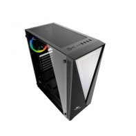 купить Корпус Wintek Space JX188-5 TG, Midi Tower, ATX, Black, 2x3.5*/2x2.5*, 2xUSB, 2xUSB3.0 в Алматы фото 2