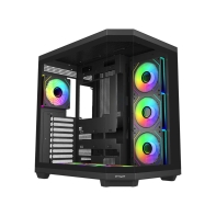 купить Корпус FSP U580-BA, ULTRA Tower ATX, ATX(BTF), M-ATX, Mini-ITX, VGA up to 415mm, 7xARGB FAN, Black в Алматы фото 1