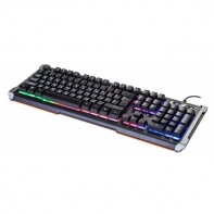 купить Клавиатура Oklick 717G BLACK DEATH черный/серый USB Multimedia for gamer LED в Алматы фото 1